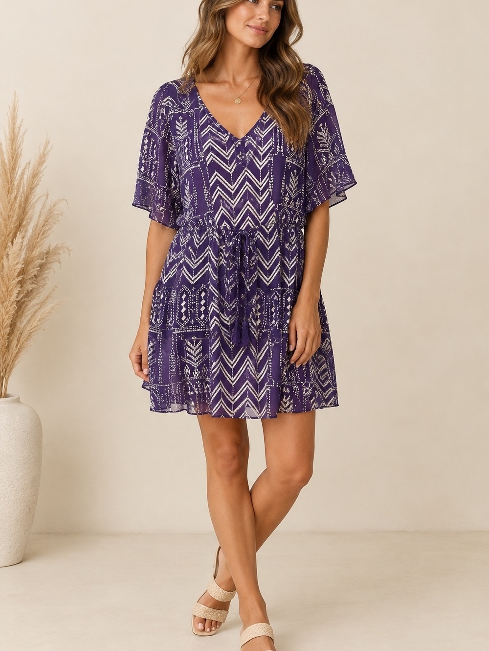 Free People Love Your Chaos Mini Dress Small